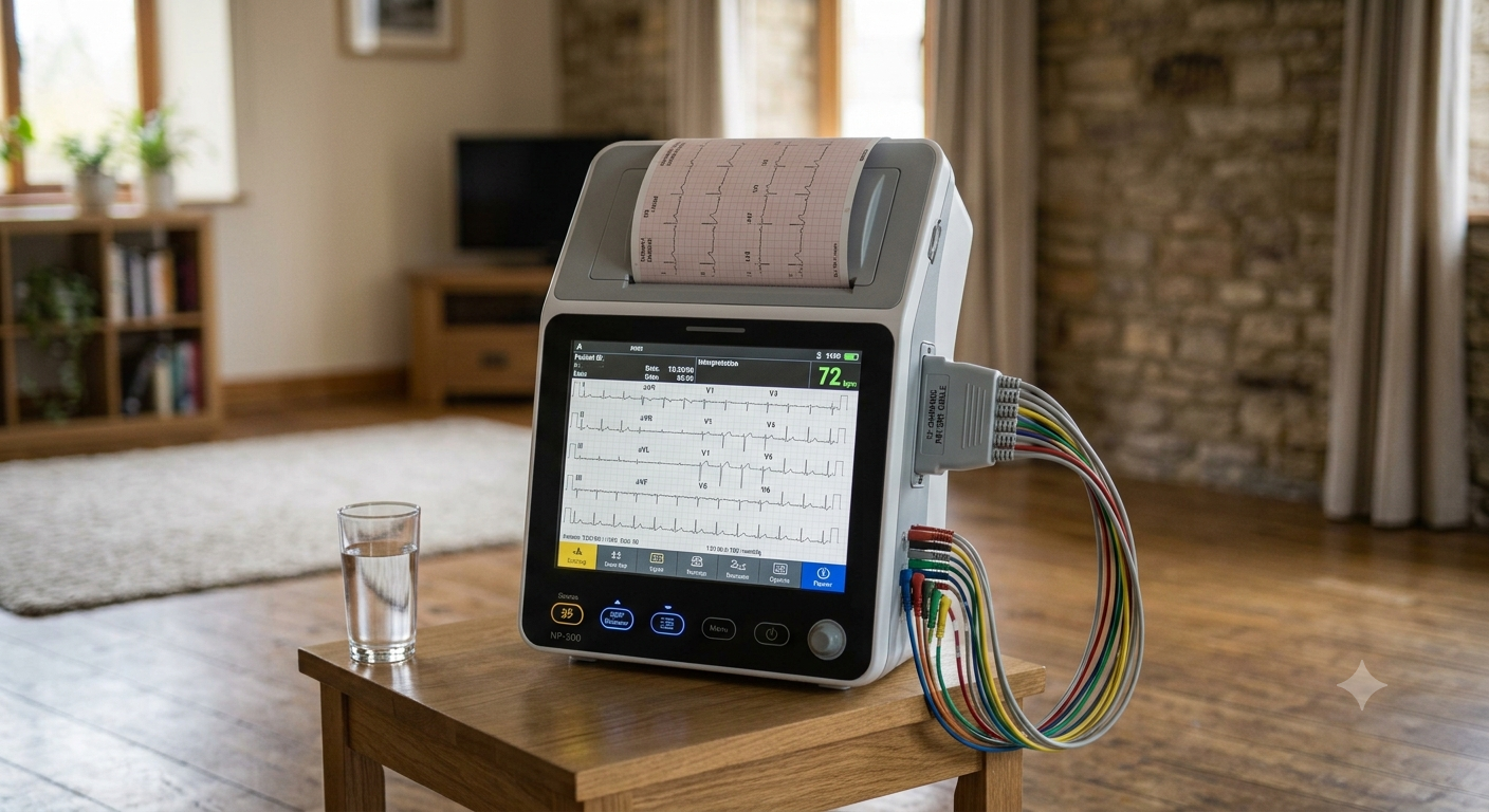 12-Channel ECG Machine